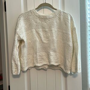 Scallop Hem Crop Length GB sweater